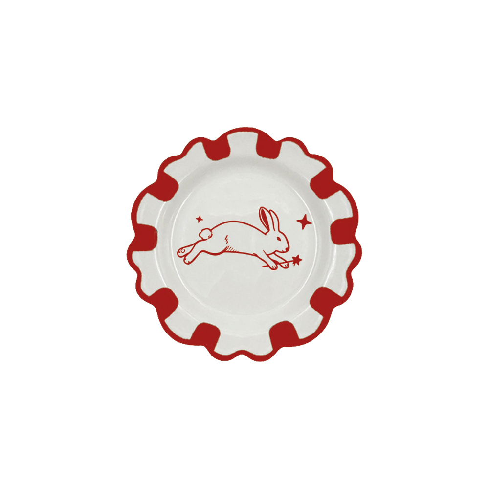 Lucky Rabbit Dessert Plate