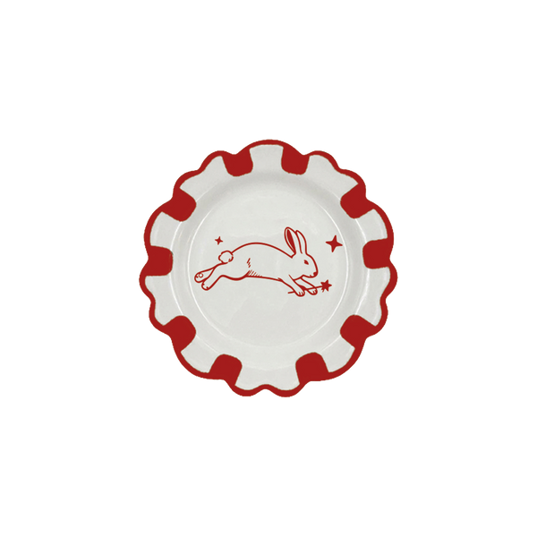 Lucky Rabbit Dessert Plate