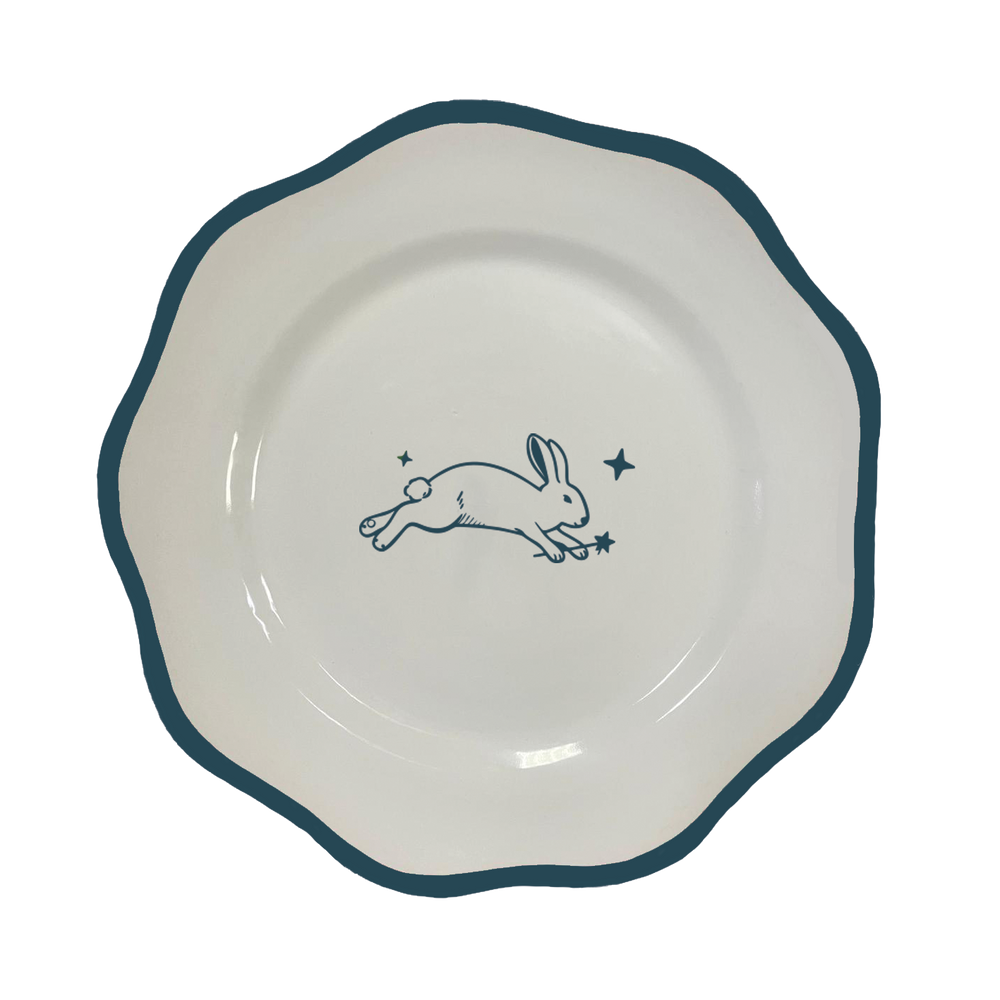 Lucky Rabbit Dinner Plate