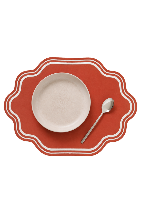 Embroidered Cotton Placemat