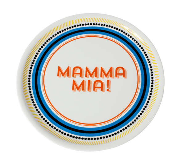 Mamma Mia Pizza Plate