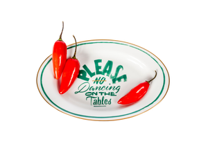No Dancing Serving Platter