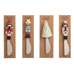 Cuchillo Mantequilla Cascanueces Rojo