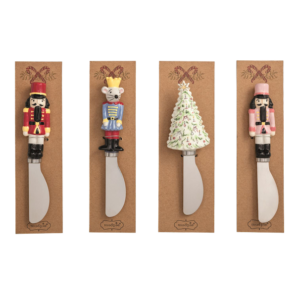 Cuchillo Mantequilla Cascanueces Rojo