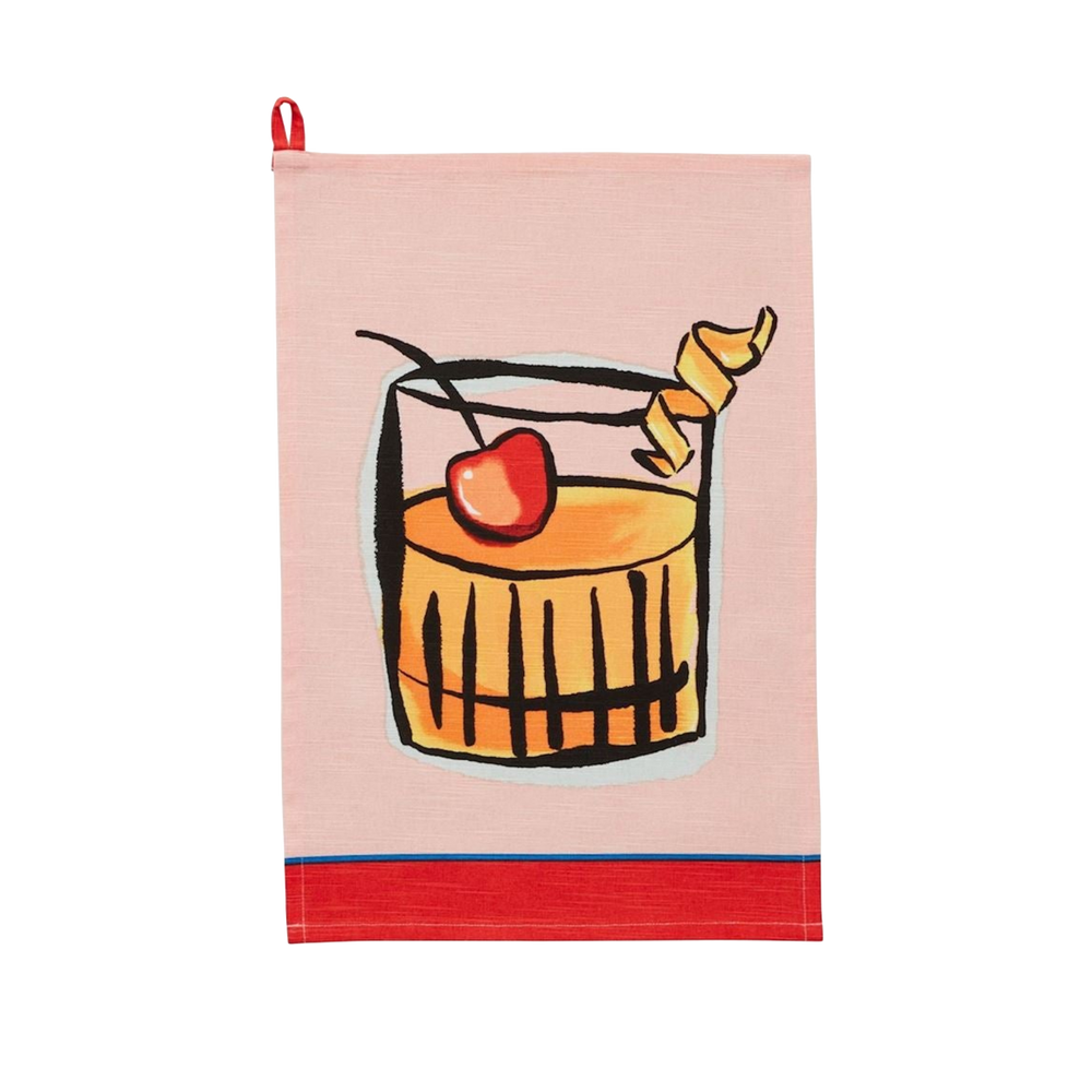Old Fashioned Cocktail Towel