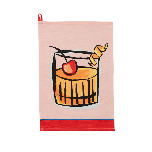 Old Fashioned Cocktail Towel