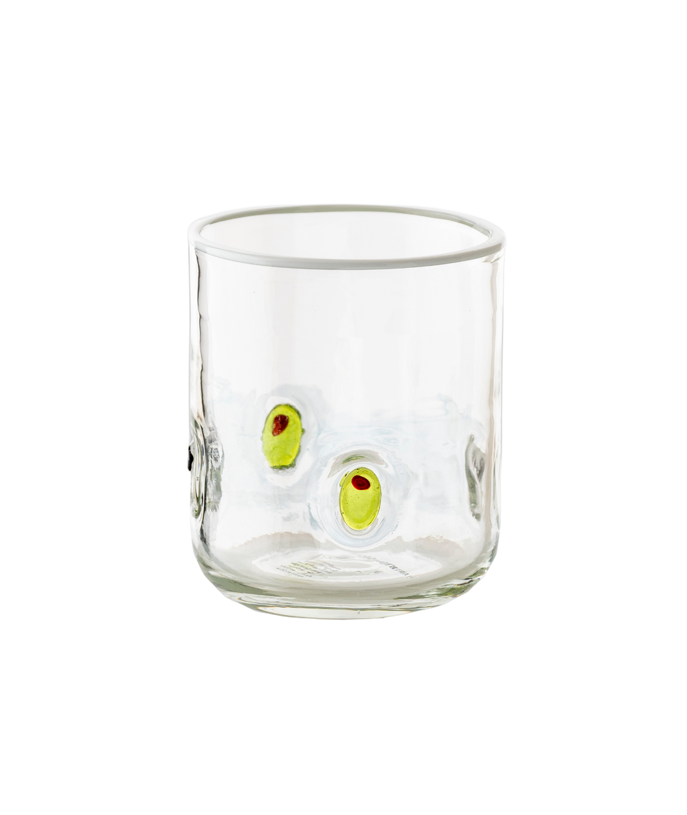 Olives Lowball Glass