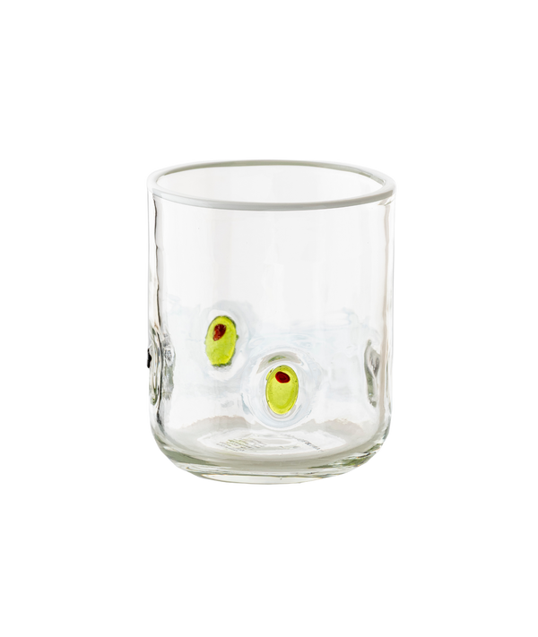 Olives Lowball Glass