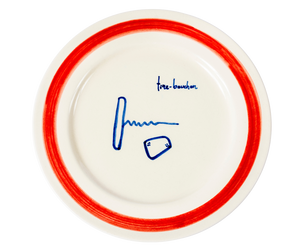 Handmade Repas de Mer Plates Set of 4