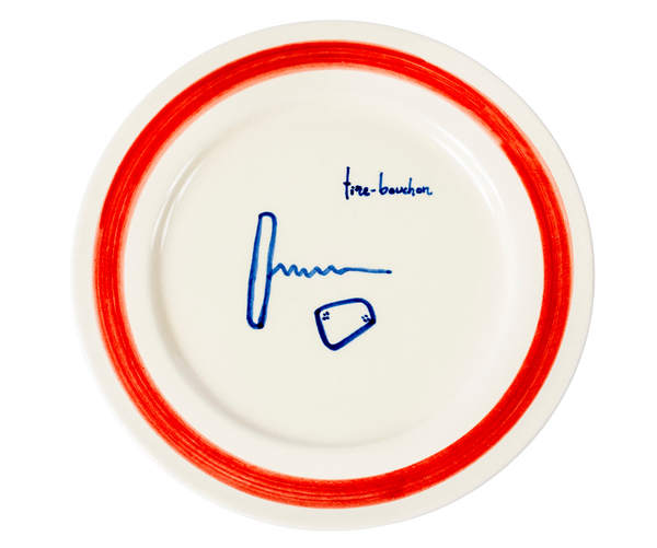 Handmade Repas de Mer Plates Set of 4