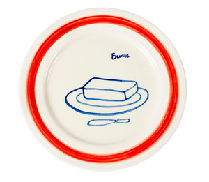 Handmade Repas de Mer Plates Set of 4