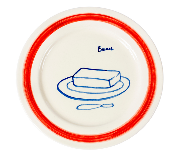 Handmade Repas de Mer Plates Set of 4