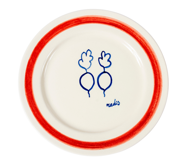 Handmade Repas de Mer Plates Set of 4