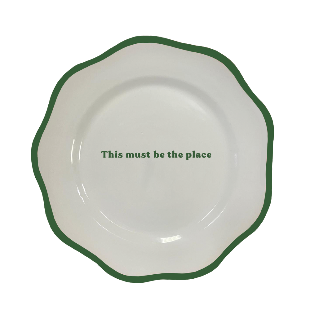 This Must Be The Place Dinner Plate