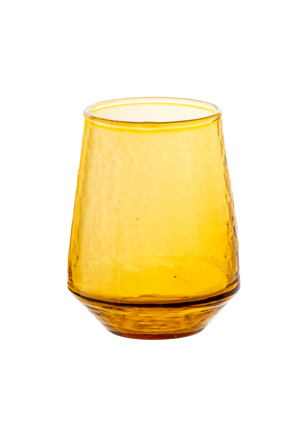 Hammered Glass Tumblers Set of 2