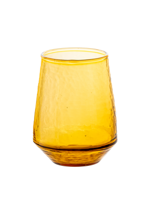 Hammered Glass Tumblers Set of 2