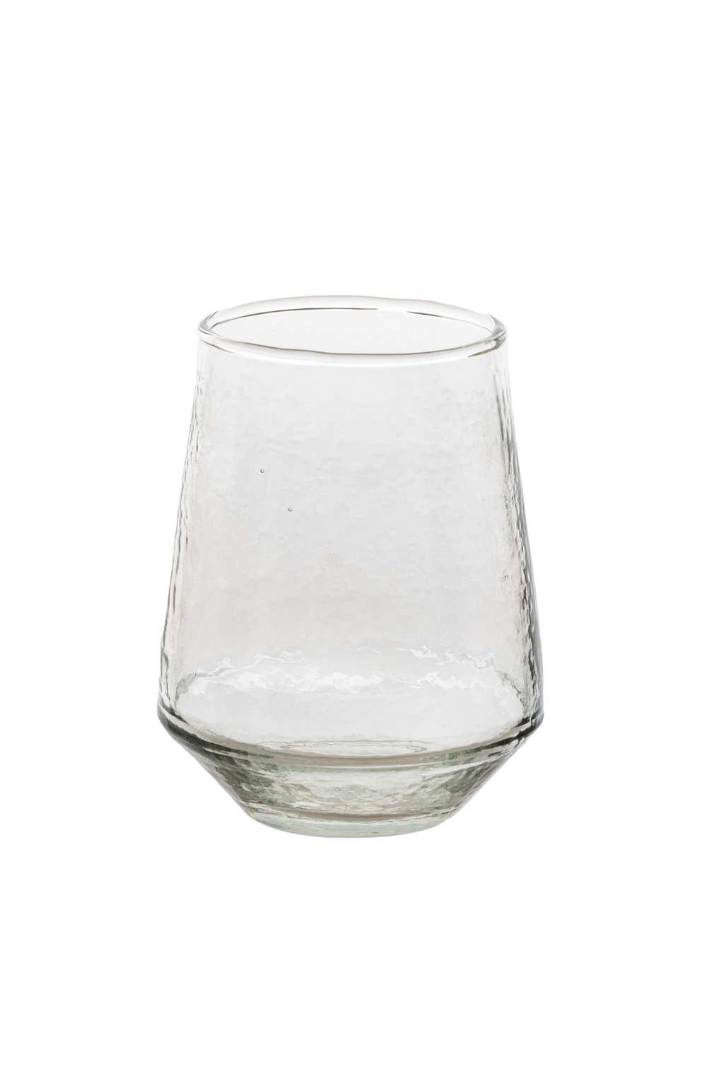 Hammered Glass Tumblers Set of 2