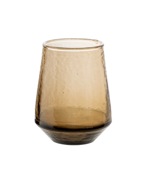 Hammered Glass Tumblers Set of 2