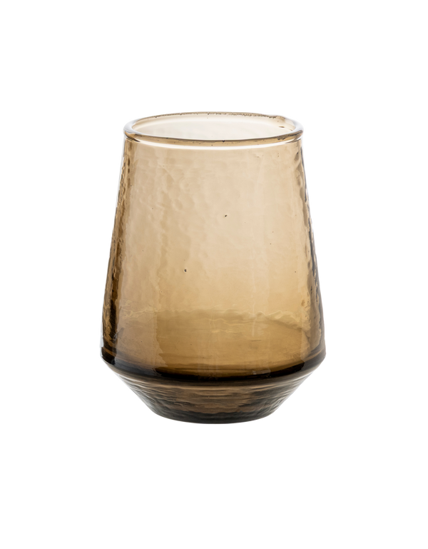 Hammered Glass Tumblers Set of 2